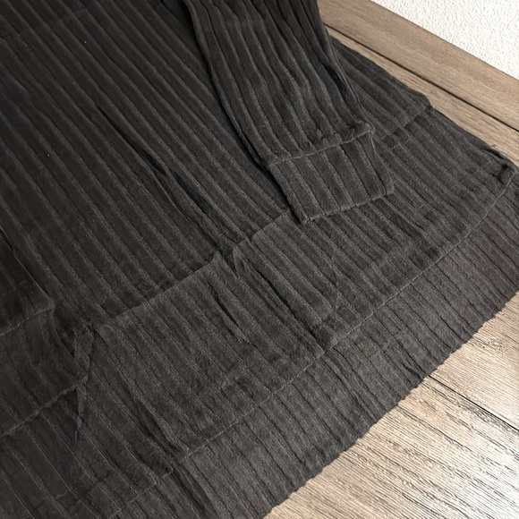 NWT [Auremore] Ribbed Long-Sleeve Crewneck Tunic Sweater in Black Women’s S or M - Picture 9 of 11